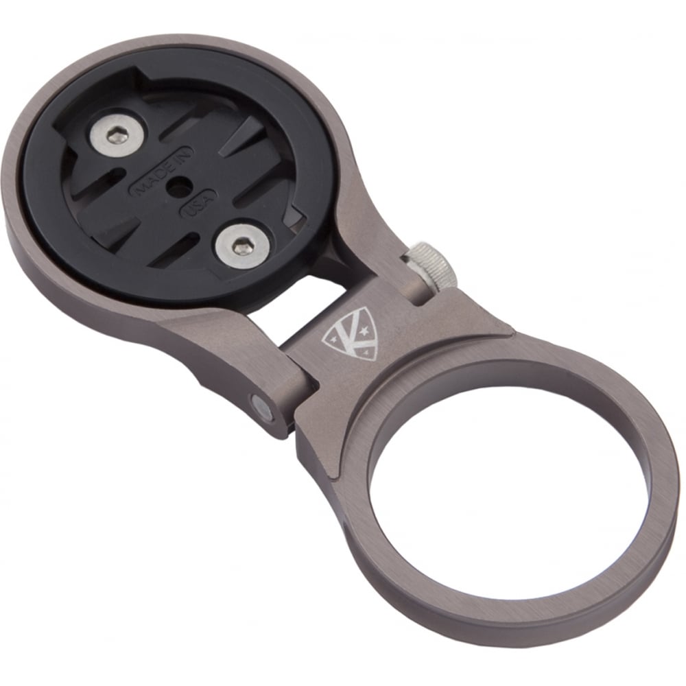 K-Edge MTB/Stem Adjustable Mount for Garmin Edge /Forerunner 1/4 Turn Computers Black