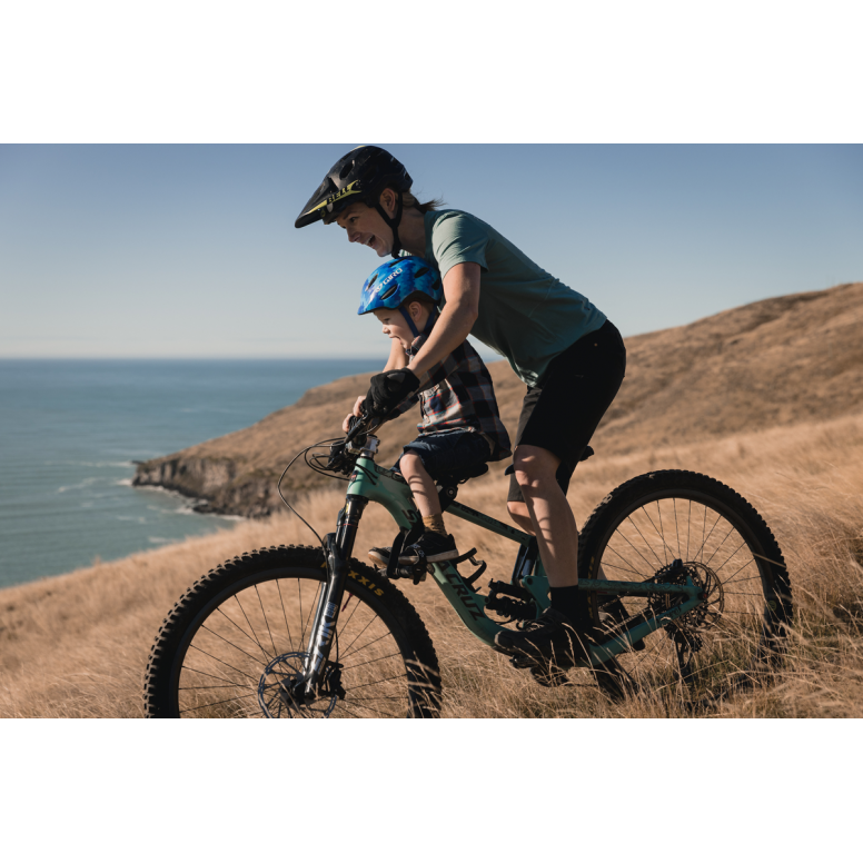 Kids Ride Shotgun 2.0 Child Bike Seat & Handlebars Combo Black