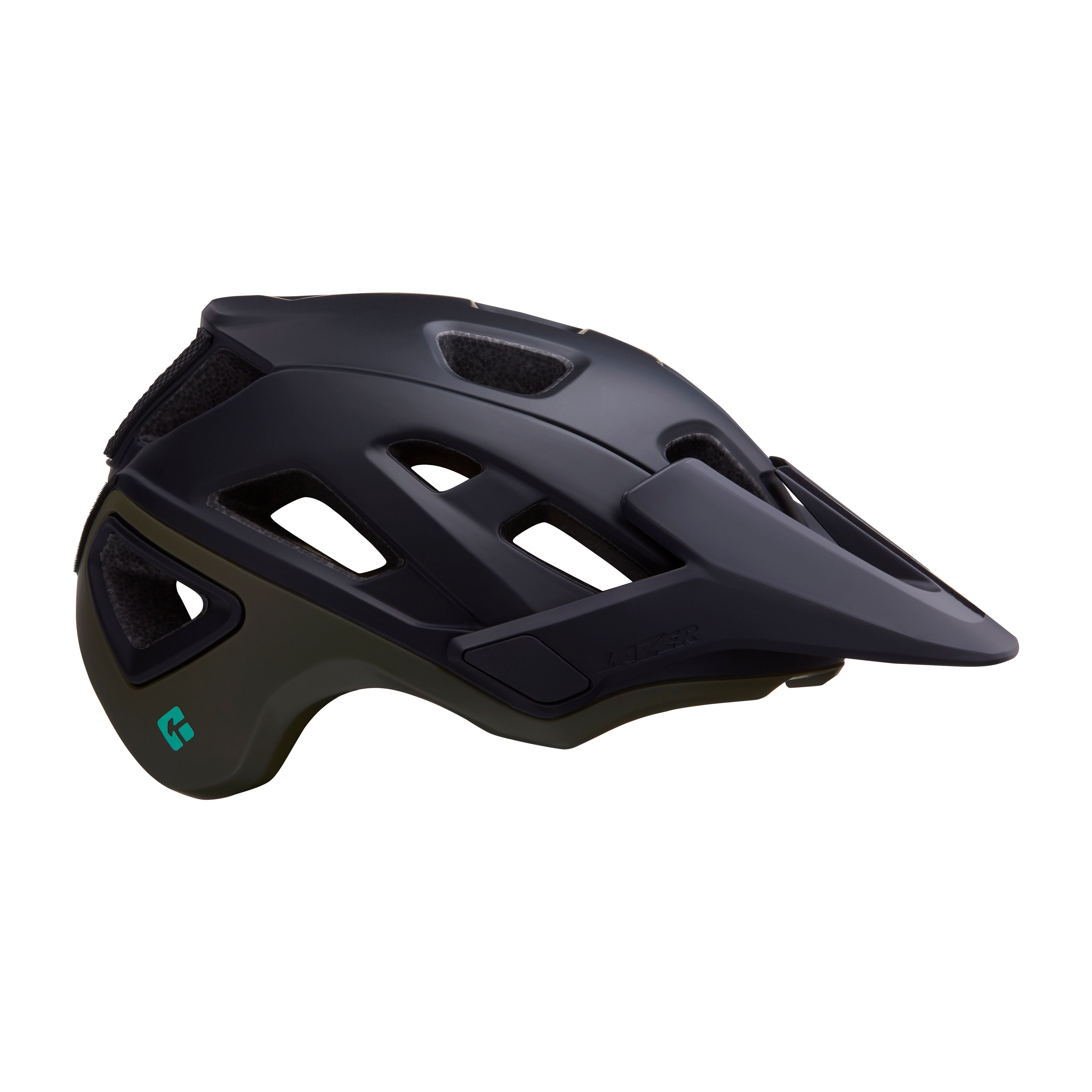 Lazer Jackal KinetiCore MTB Helmet Matt Blue/Green / S