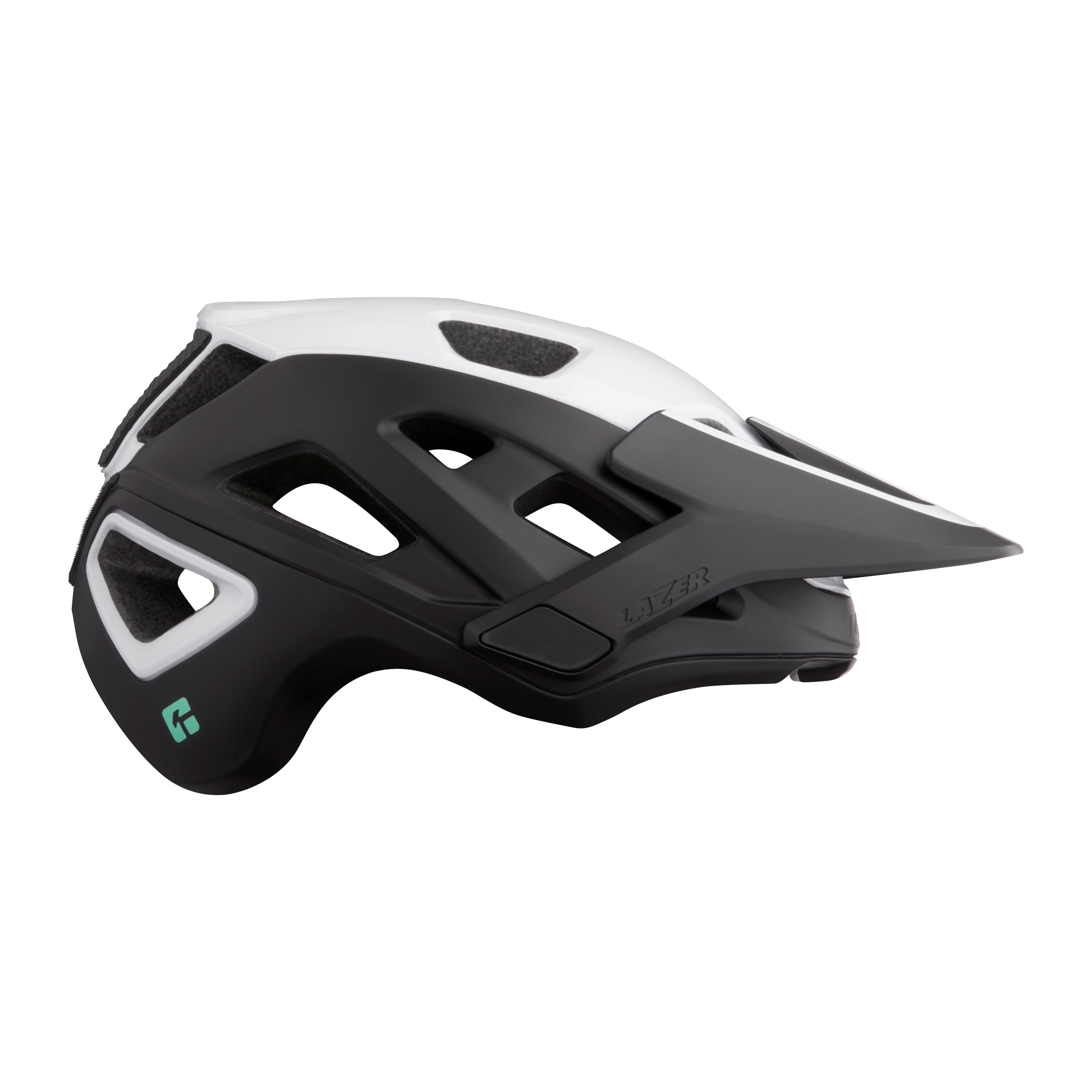 Lazer Jackal KinetiCore MTB Helmet Matt White/Black / S