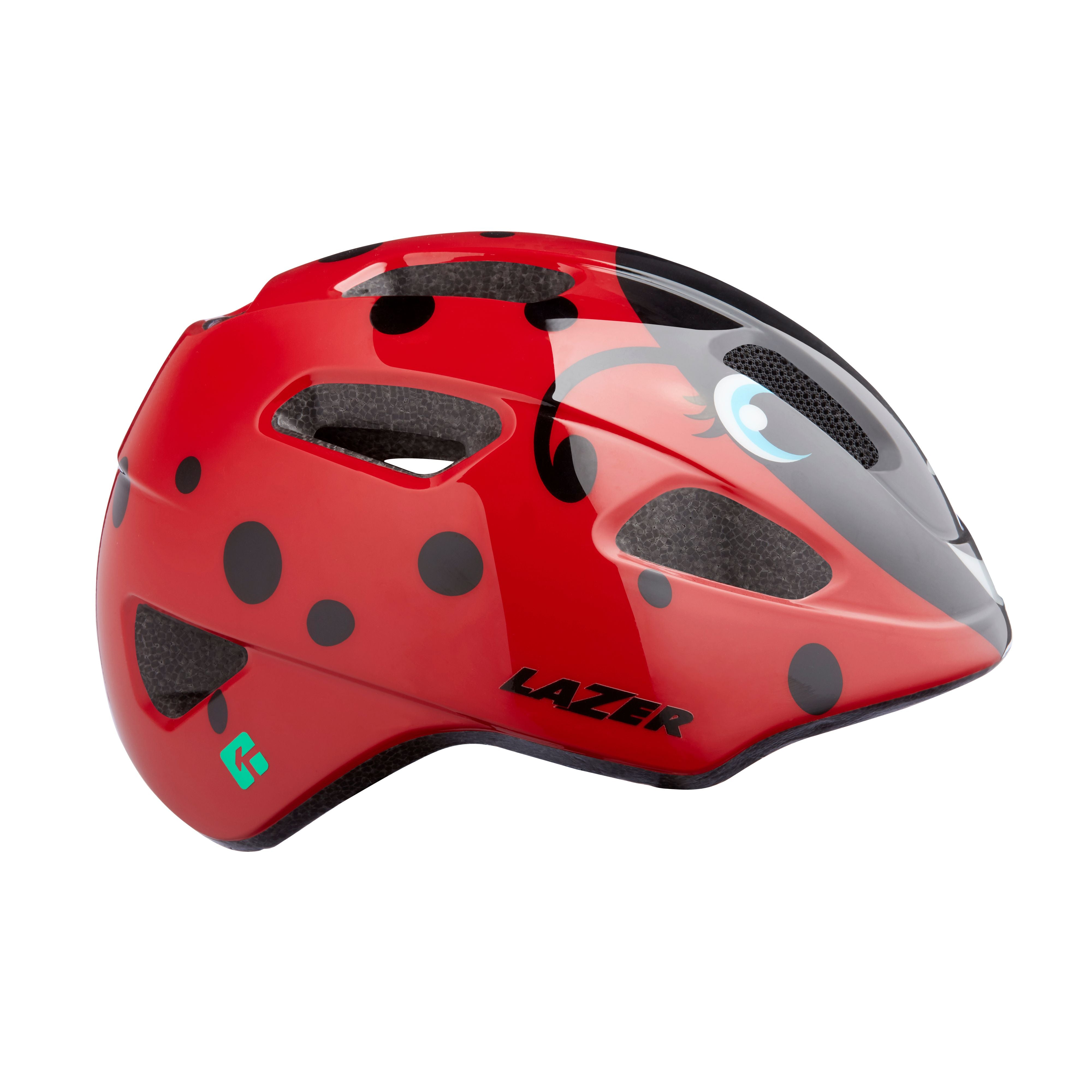 Lazer P'Nut KinetiCore Kids Bike Helmet Ladybug / Unisize