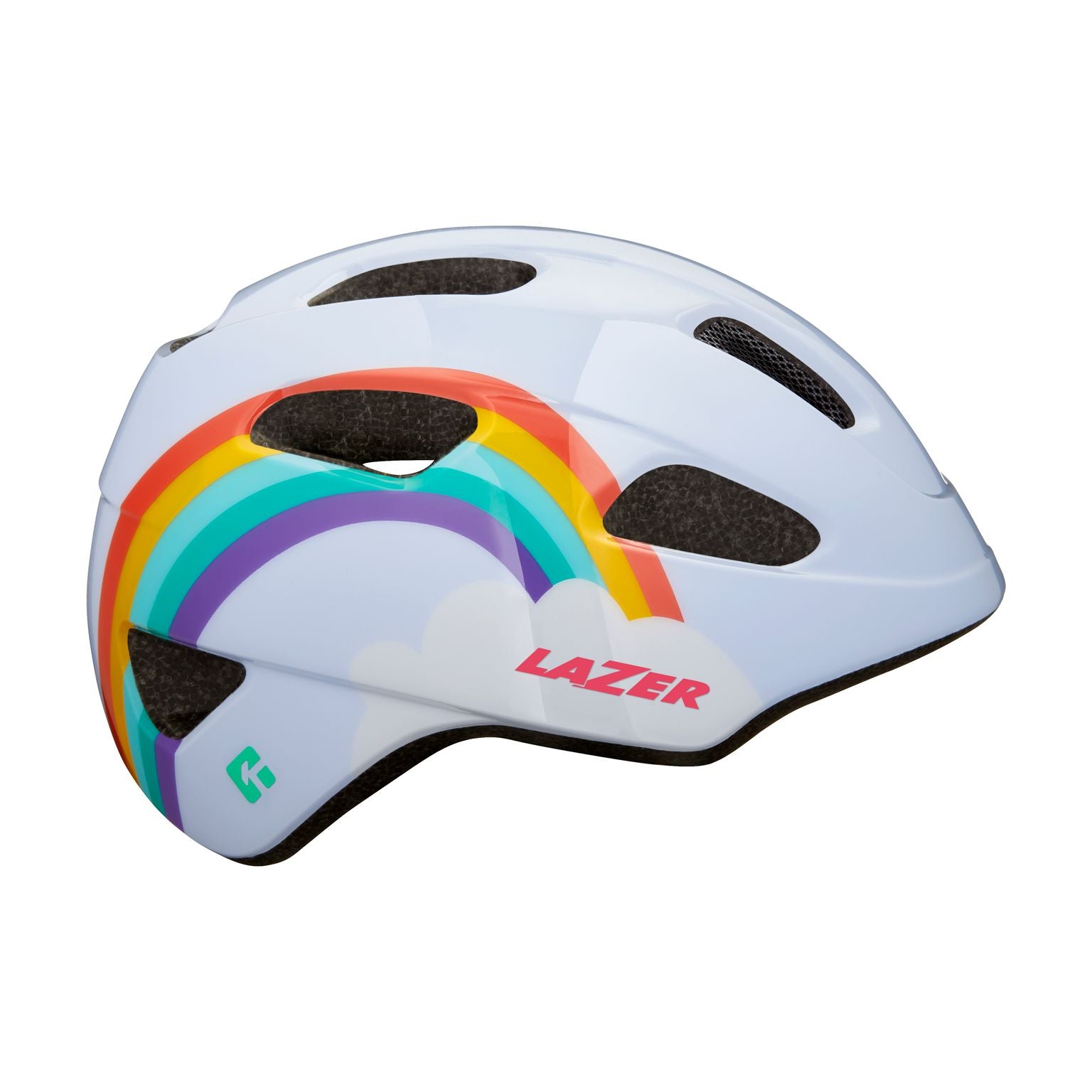 Lazer P'Nut KinetiCore Kids Bike Helmet Rainbow / Unisize