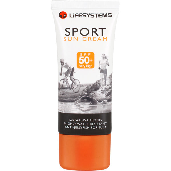 Lifesystems Sport SPF 50+ Sun Cream 50ml Black / Orange / 50 ml
