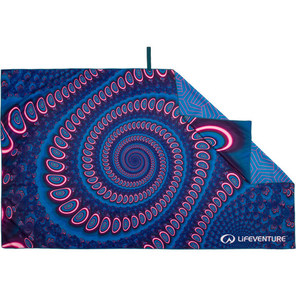Lifeventure Recycled SoftFibre Trek Towel Blue / Pink / One Size