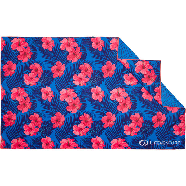 Lifeventure Recycled SoftFibre Trek Towel Navy / Pink / One Size