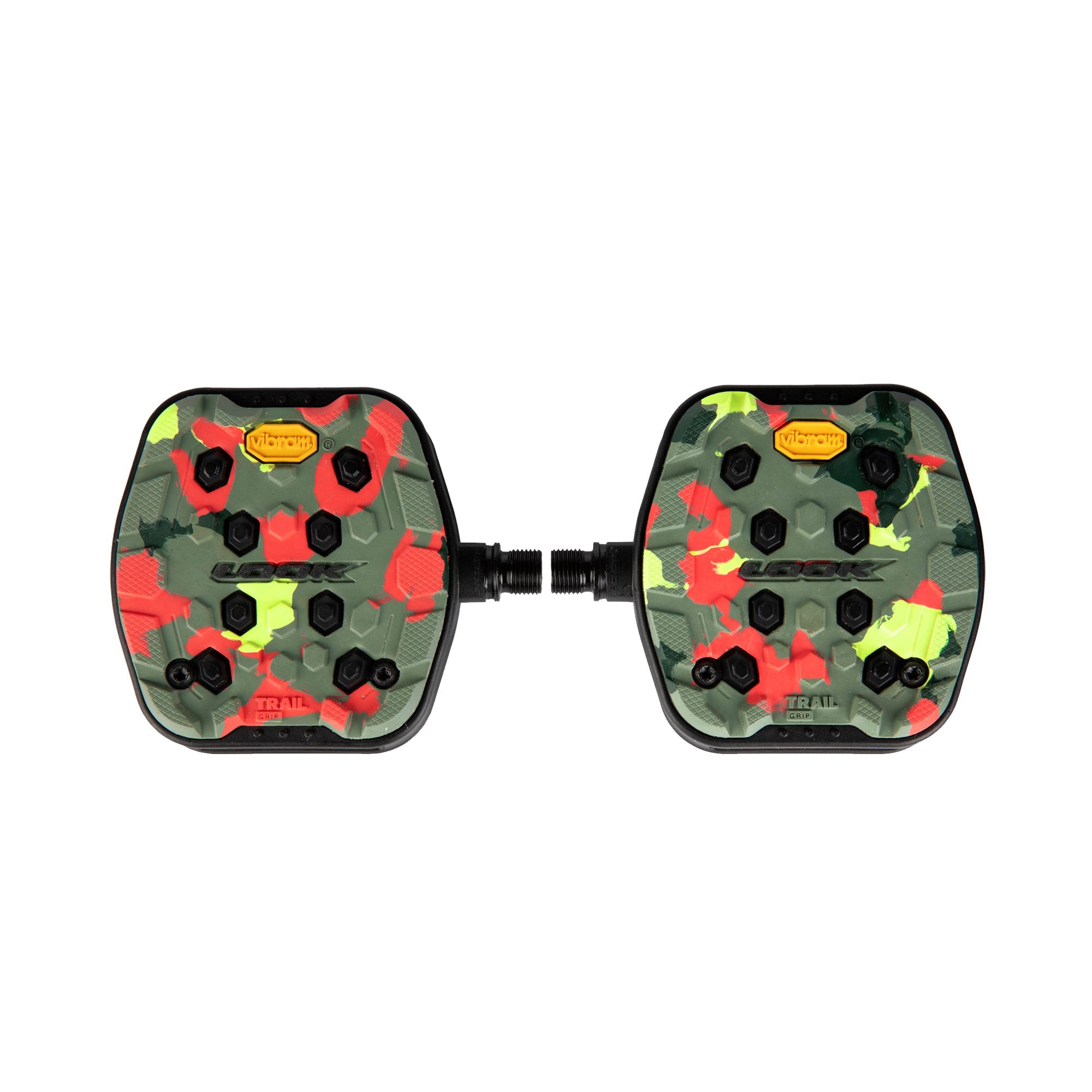 Look Trail Grip Flat Pedals Camo