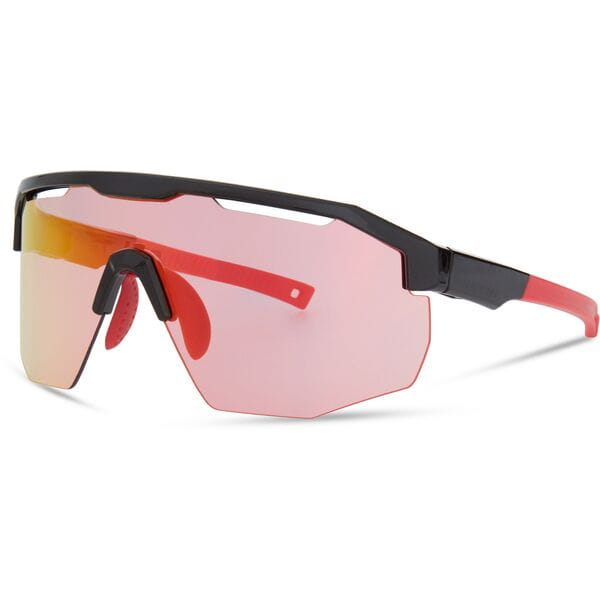 Madison Cipher Glasses Gloss Black / One Size / Pink Rose Mirror