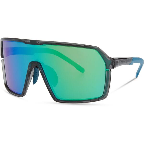 Madison Crypto Glasses Crystal Gloss Smoke / One Size / Green Mirror