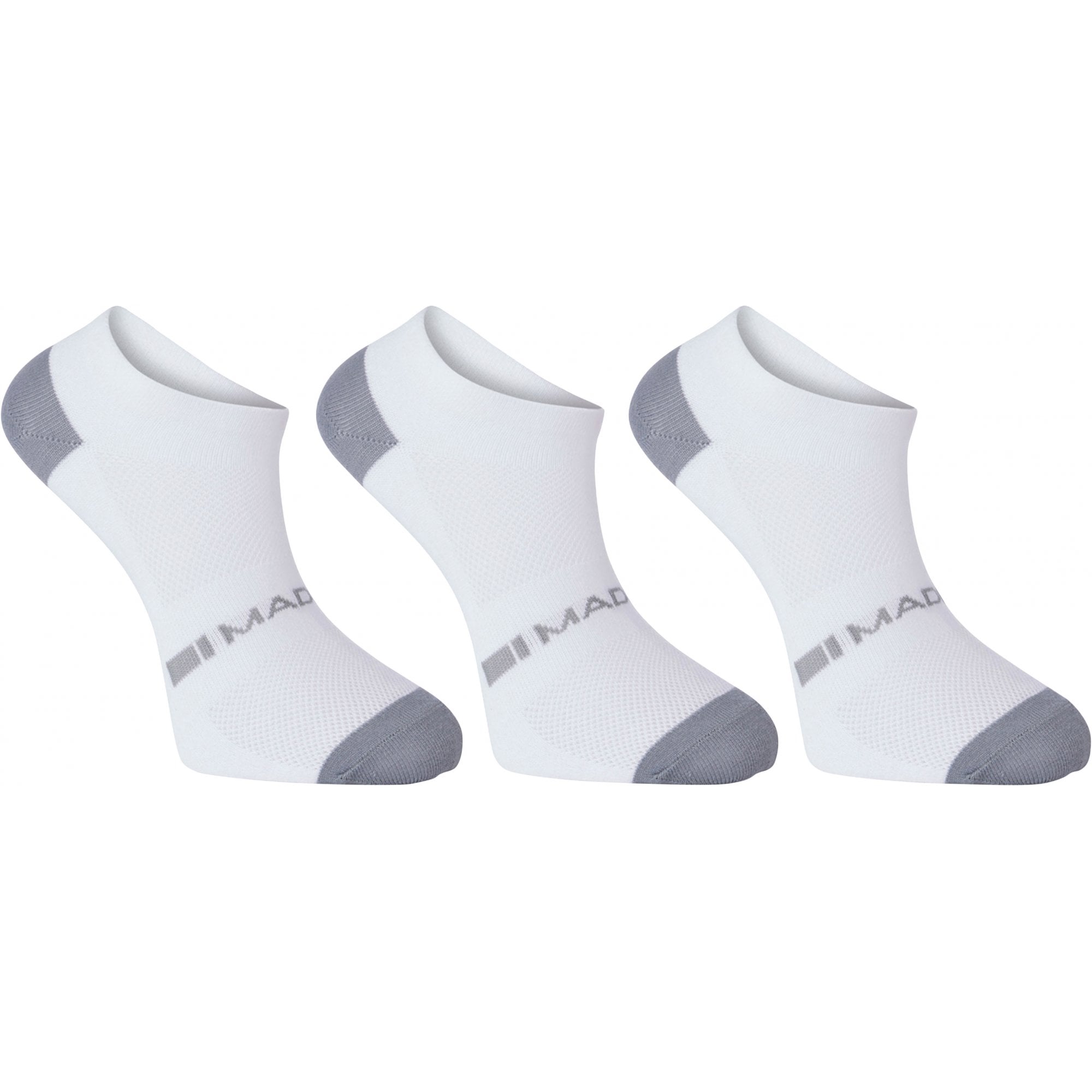 Madison Freewheel CoolMax Low Sock Triple Pack White / L