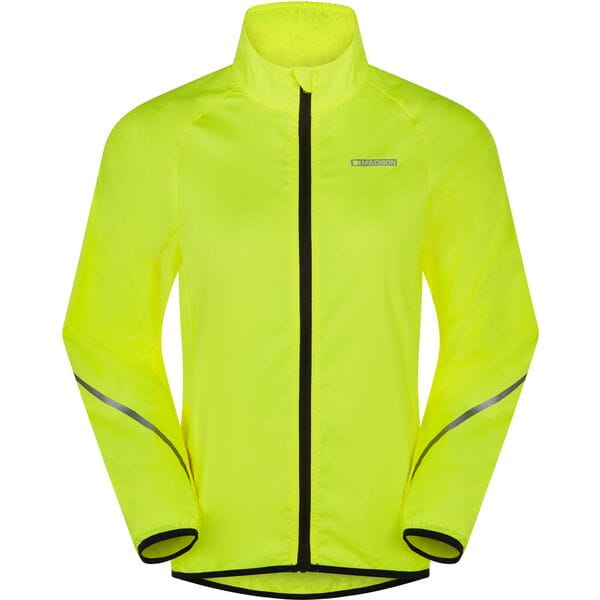 Madison Freewheel Youth Packable Jacket Hi-Viz Yellow / Age 11 - 12