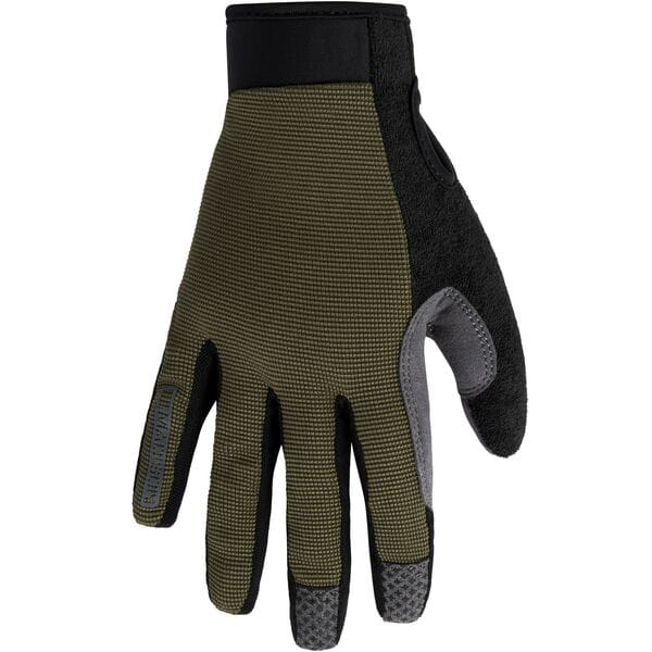 Madison Freewheel Youth Trail Gloves Dark Olive / Large
