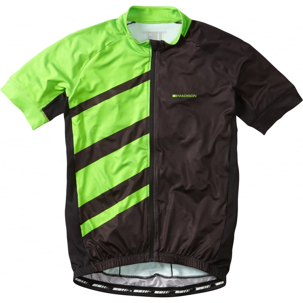 Madison Sportive Race Men's Short Sleeve Jersey Green / S