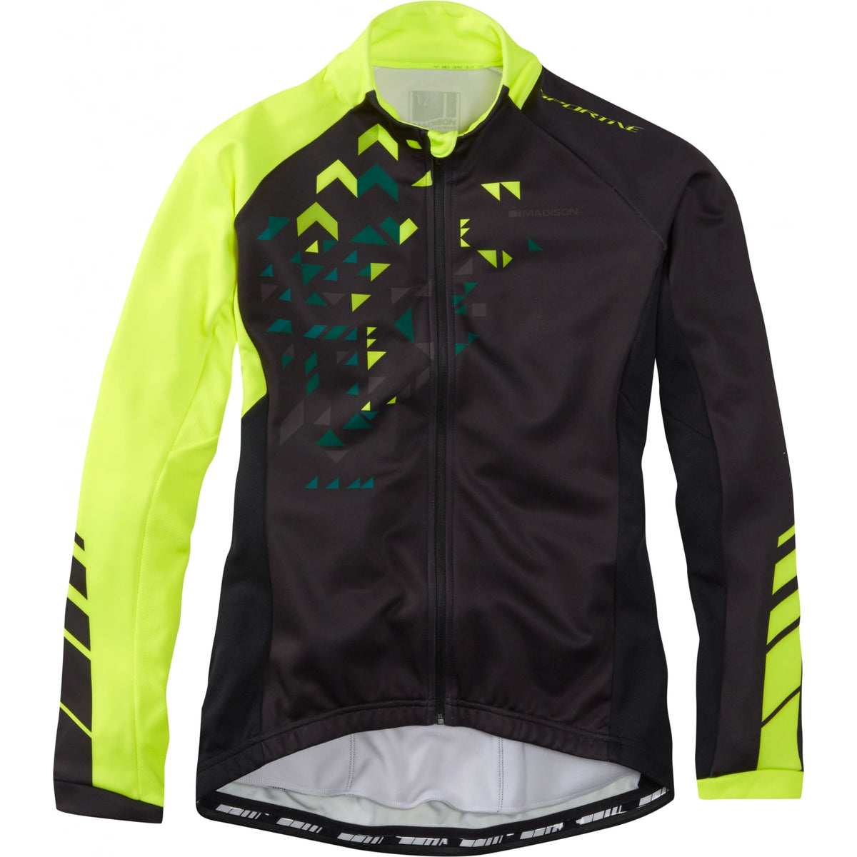 Madison Sportive Women's LS Thermal Roubaix Jersey Hi-Viz Yellow / 10