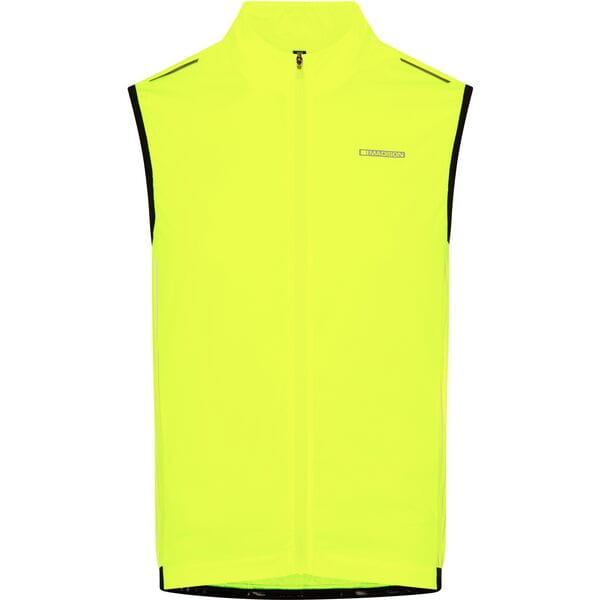 Madison Stellar Reflective Windproof Men's Gilet Hi-Viz Yellow / Large