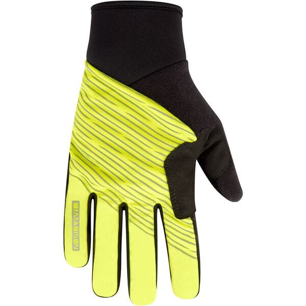 Madison Stellar Reflective Windproof Thermal Gloves Hi-Viz Yellow / Black / Large