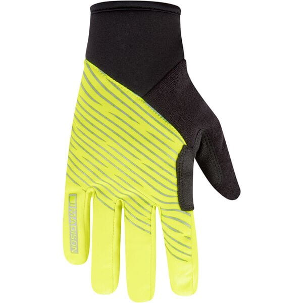 Madison Stellar Youth Reflective Waterproof Thermal Gloves Hi-Viz Yellow / Black / Age 5 - 6