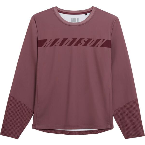 Madison Zenith Women's Long Sleeve Thermal Jersey Mauve / Size 10