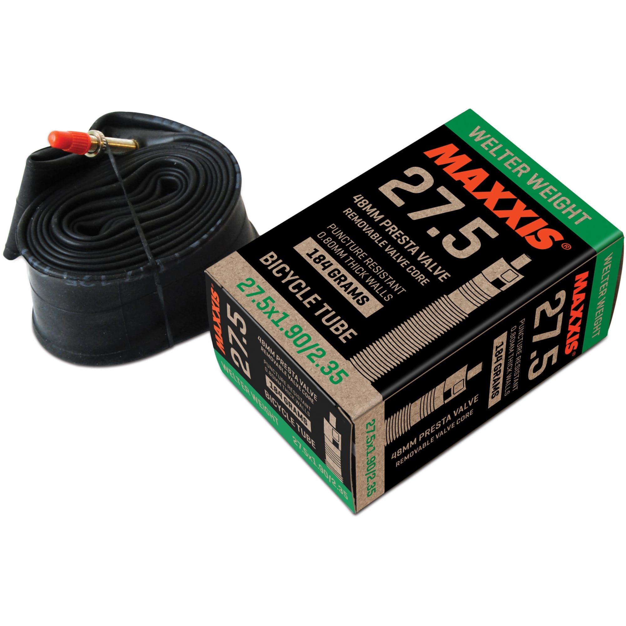 Maxxis Welterweight Tube Black / 29 x 1.90/2.35 / Schrader