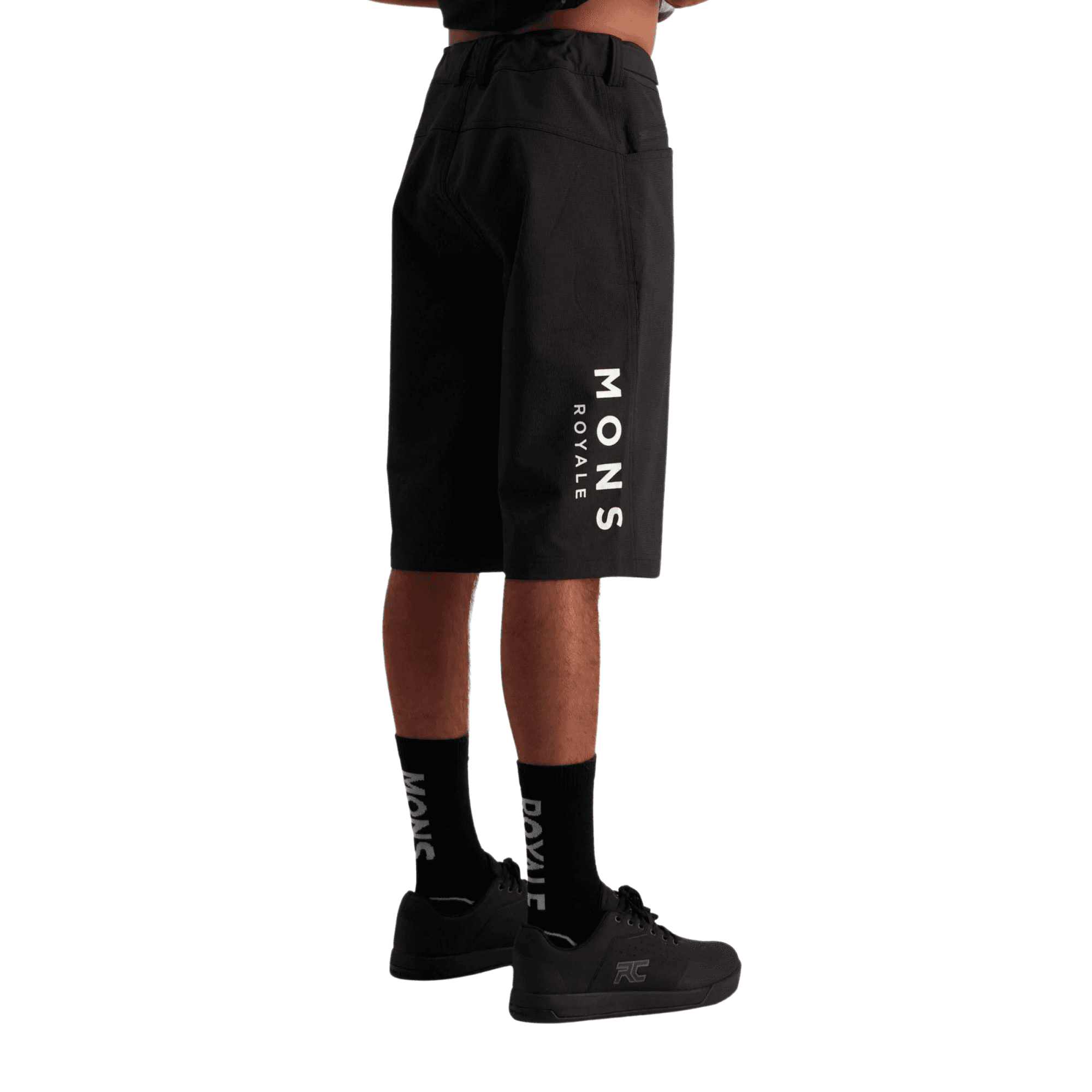 Mons Royale Mens Momentum 2.0 Bike Shorts Black