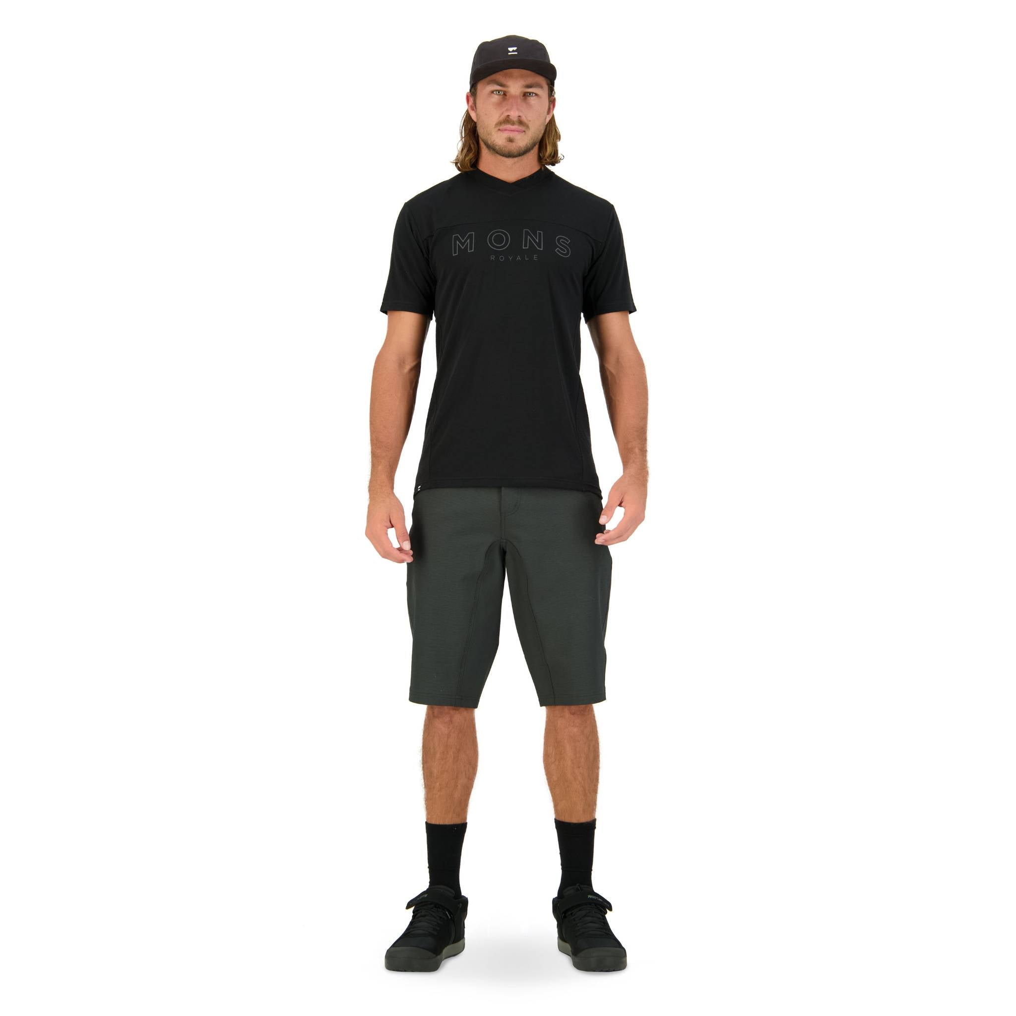 Mons Royale Redwood Enduro VT Jersey - Black