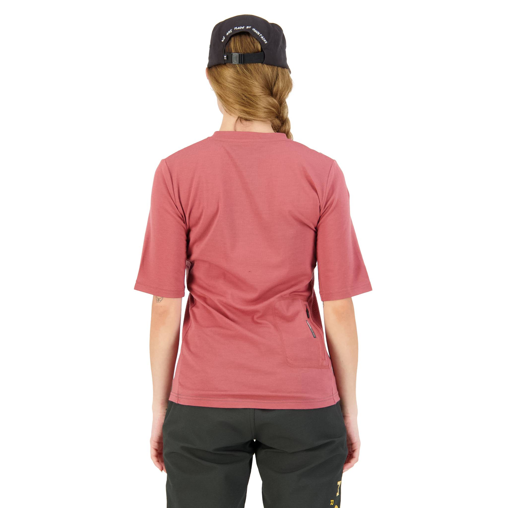 Mons Royale Women's Redwood Enduro VT Jersey - Terracotta / Terrazzo