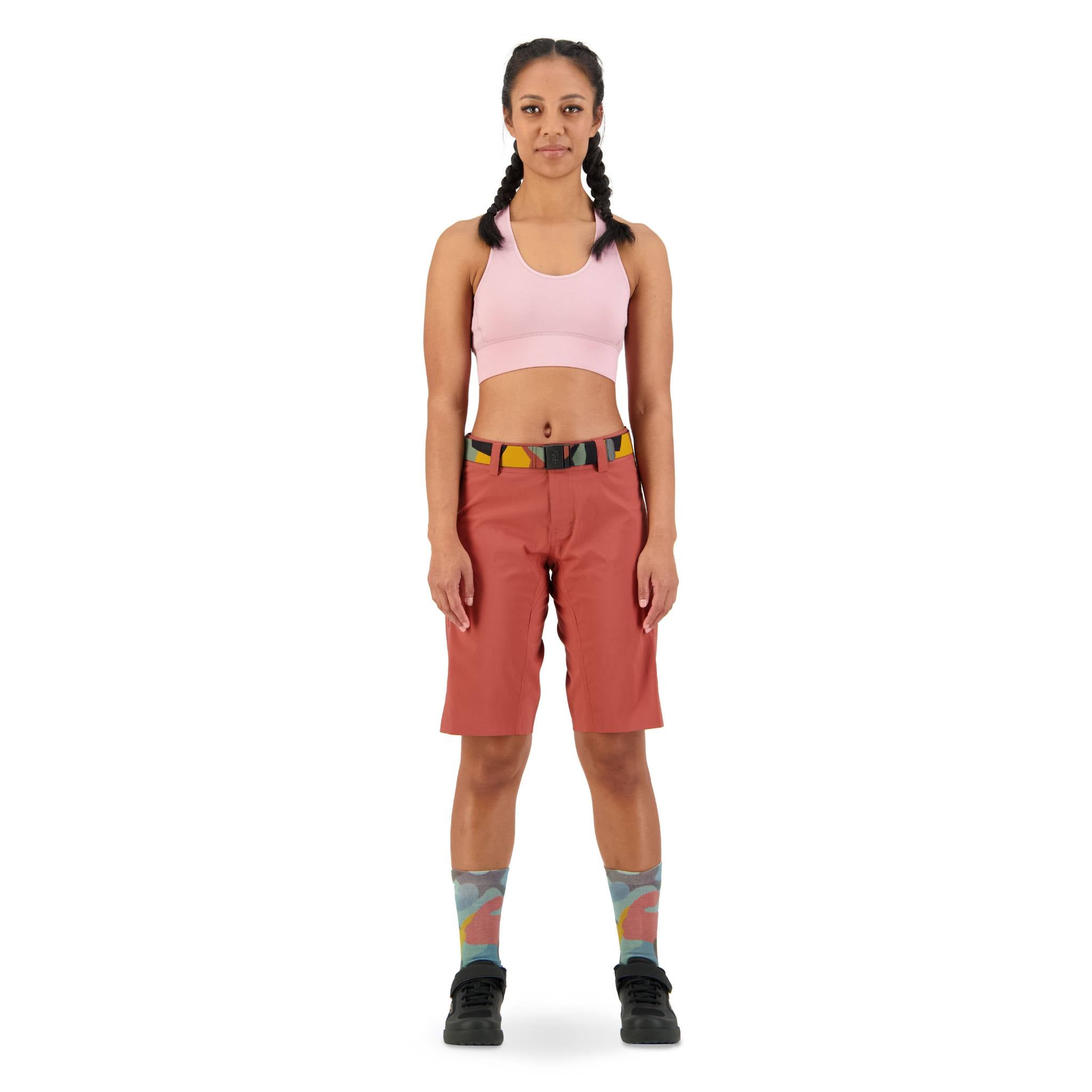 Mons Royale Women's Virage Bike Shorts - Terracotta