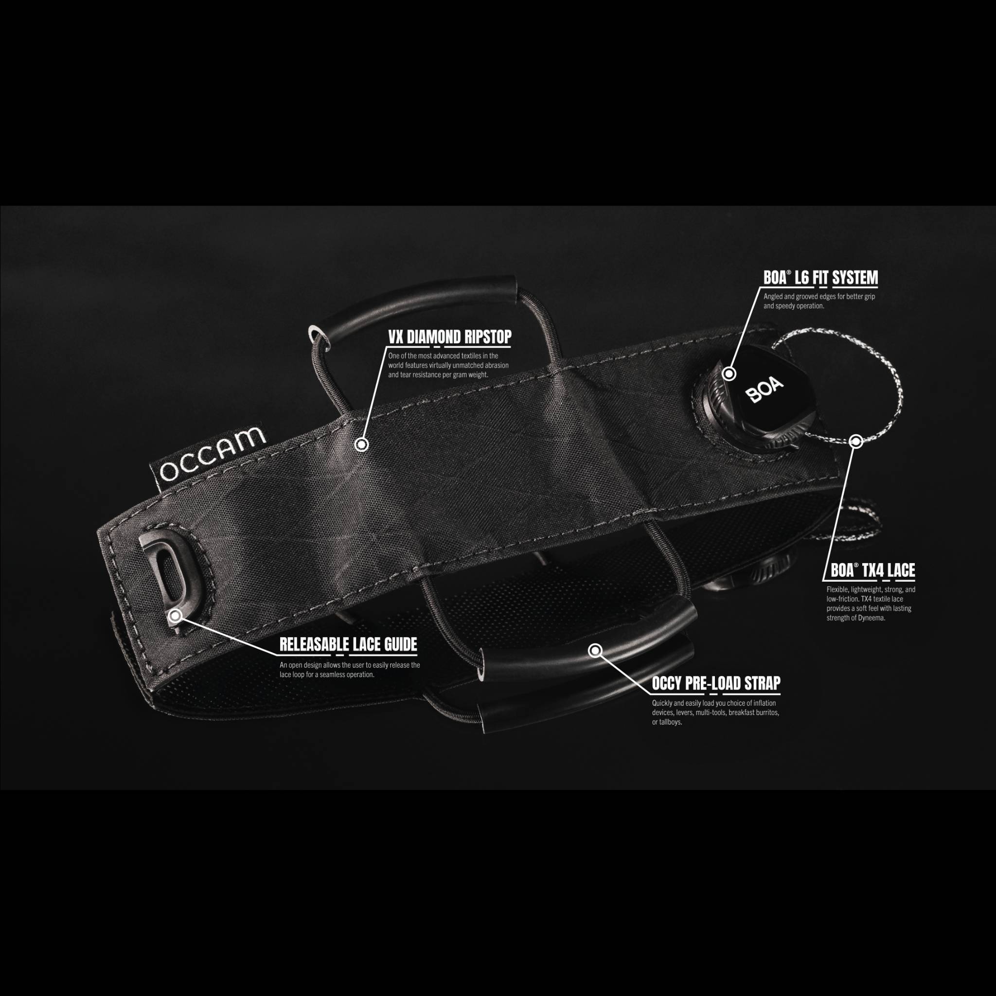 Occam Designs Apex Boa Frame Strap