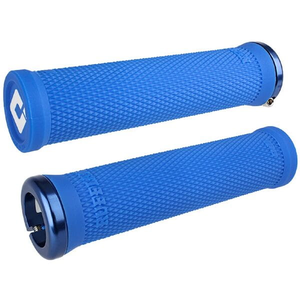 ODI Ruffian v2.1 MTB Lock On Grips Blue / 135mm