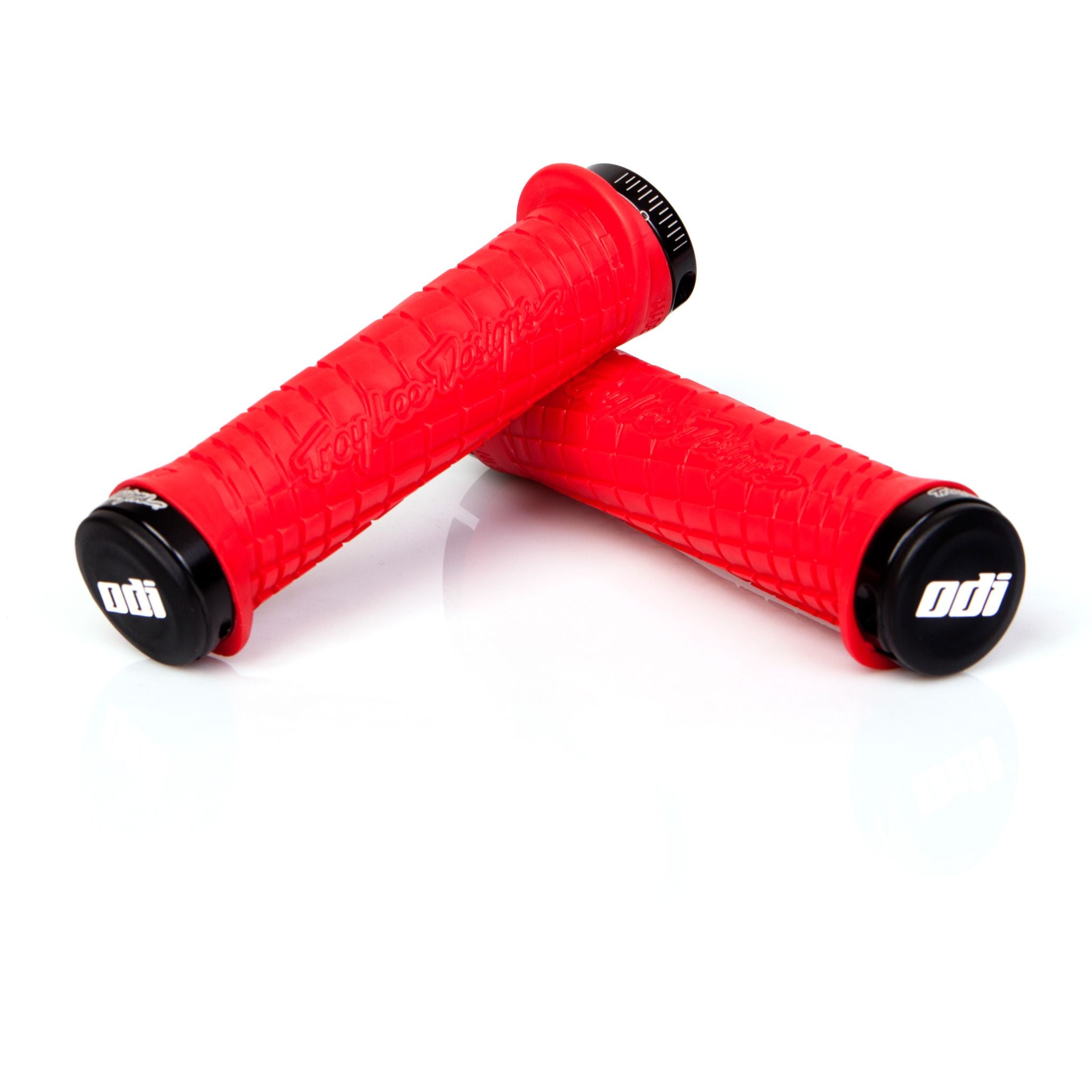 ODI Troy Lee Designs Lock-On Grips Red / 130 mm