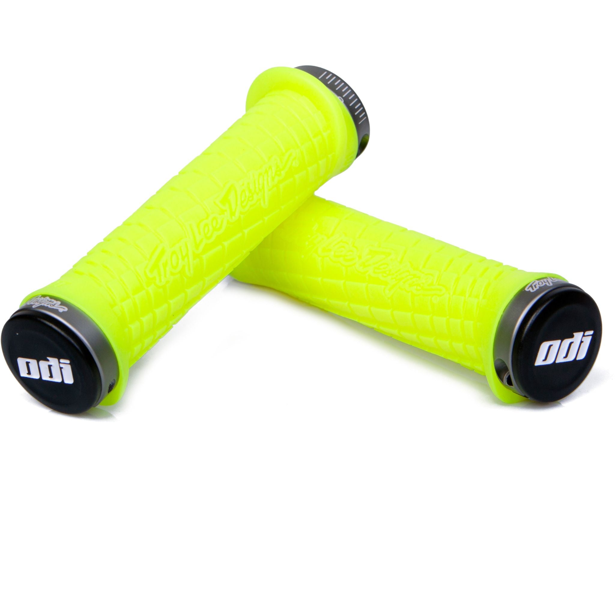 ODI Troy Lee Designs Lock-On Grips Yellow / 130 mm