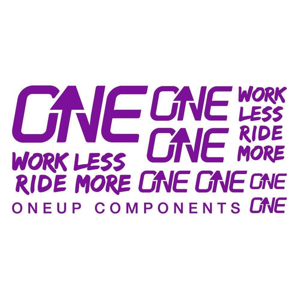 OneUp Handlebar Decal Kit Purple