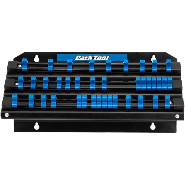 Park Tool JH-3 Wall-Mounted Socket, Bit and Torque Tool Organiser Silver / One Size