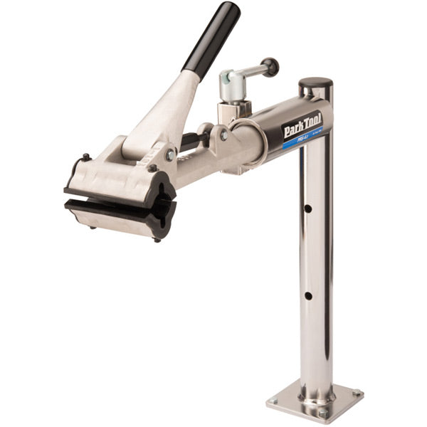 Park Tool PRS-4.2-1 Deluxe Bench Mount Repair Stand With 100-3C Adjustable Linkage Clamp Silver / One Size