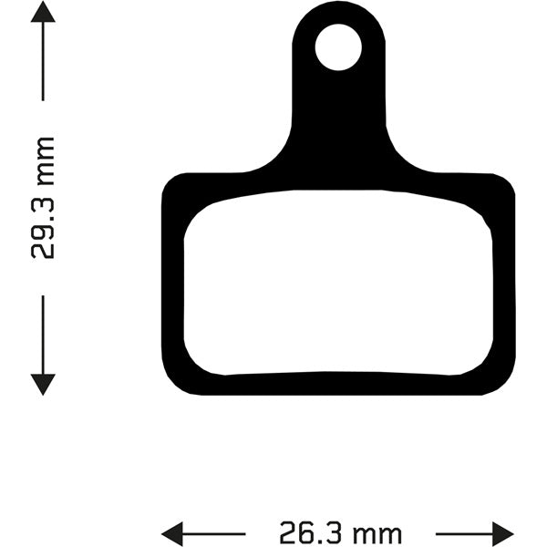 Aztec Organic Disc Brake Pads for Shimano Flat Mount Callipers