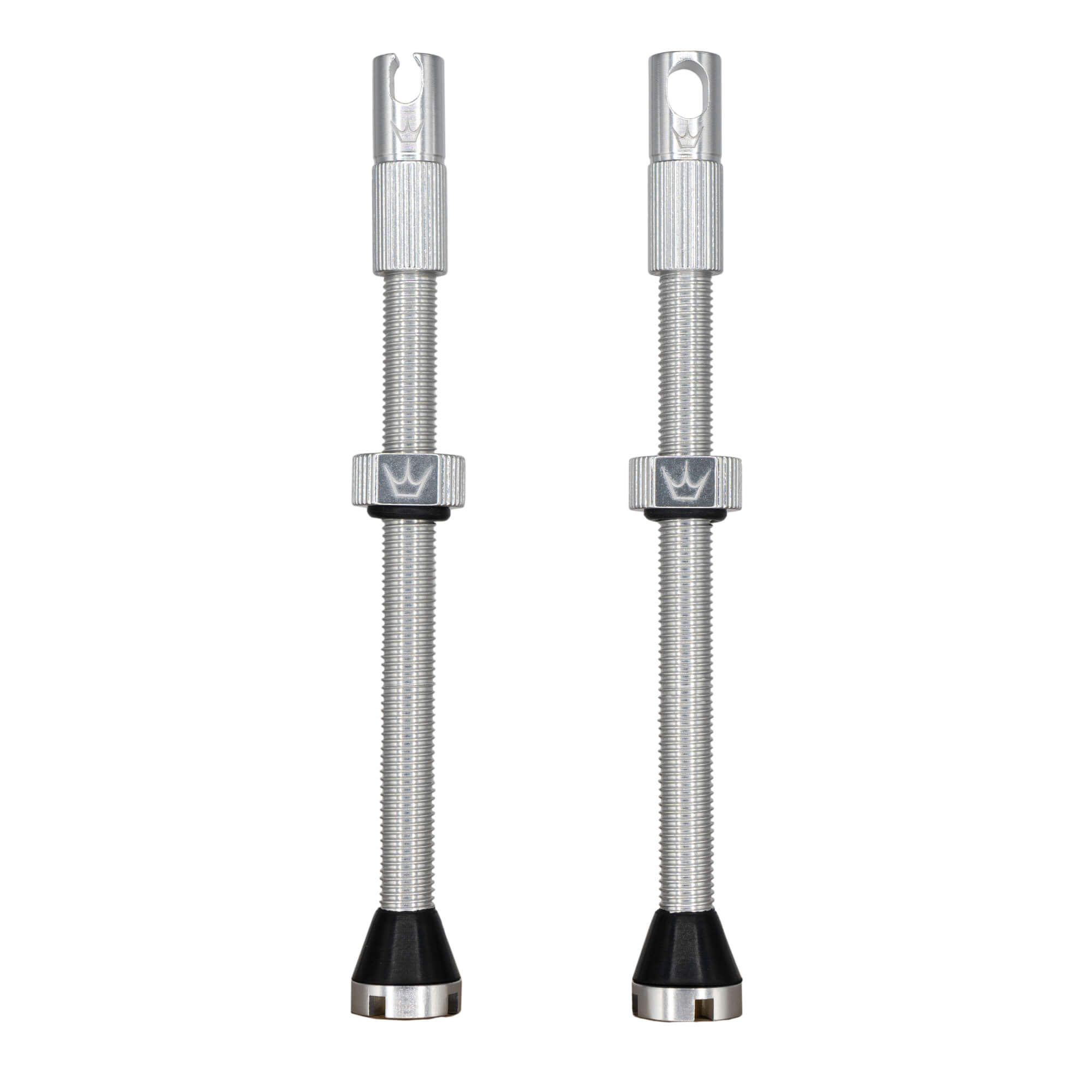 Peaty's Chris King Tubeless MK2 Valves Silver / 80mm