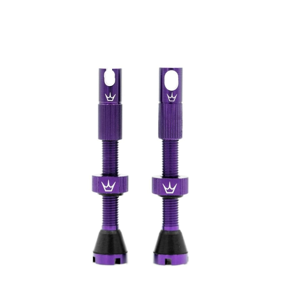 Peaty's Chris King Tubeless MK2 Valves Violet / 42mm
