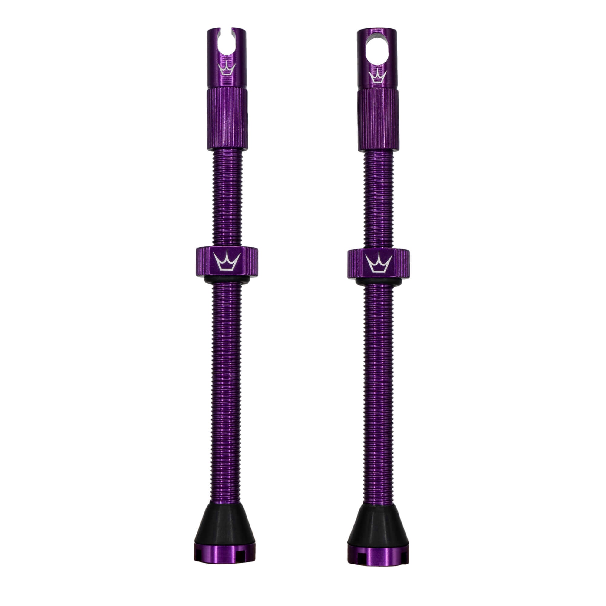 Peaty's Chris King Tubeless MK2 Valves Violet / 80mm