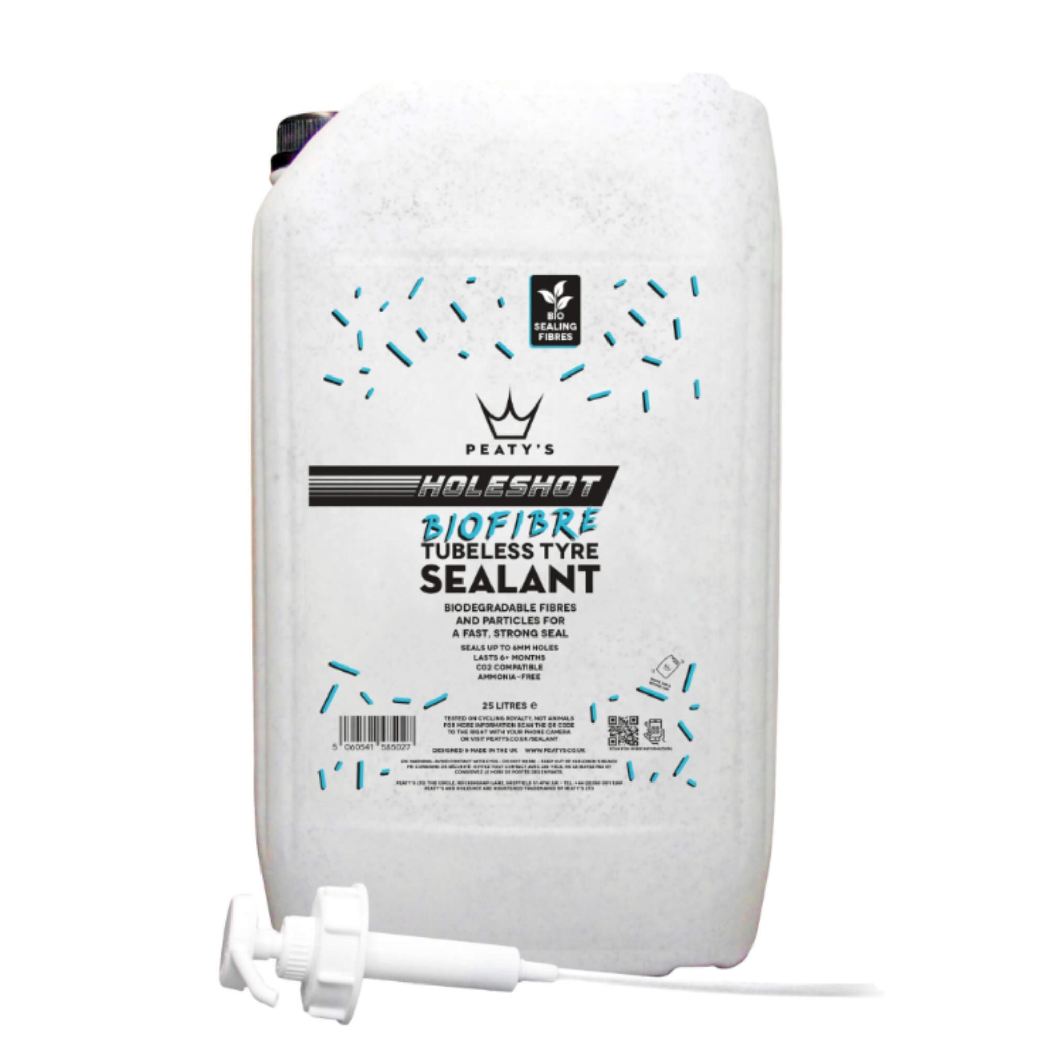 Peaty's Holeshot BioFibre Tubeless Tyre Sealant 25L