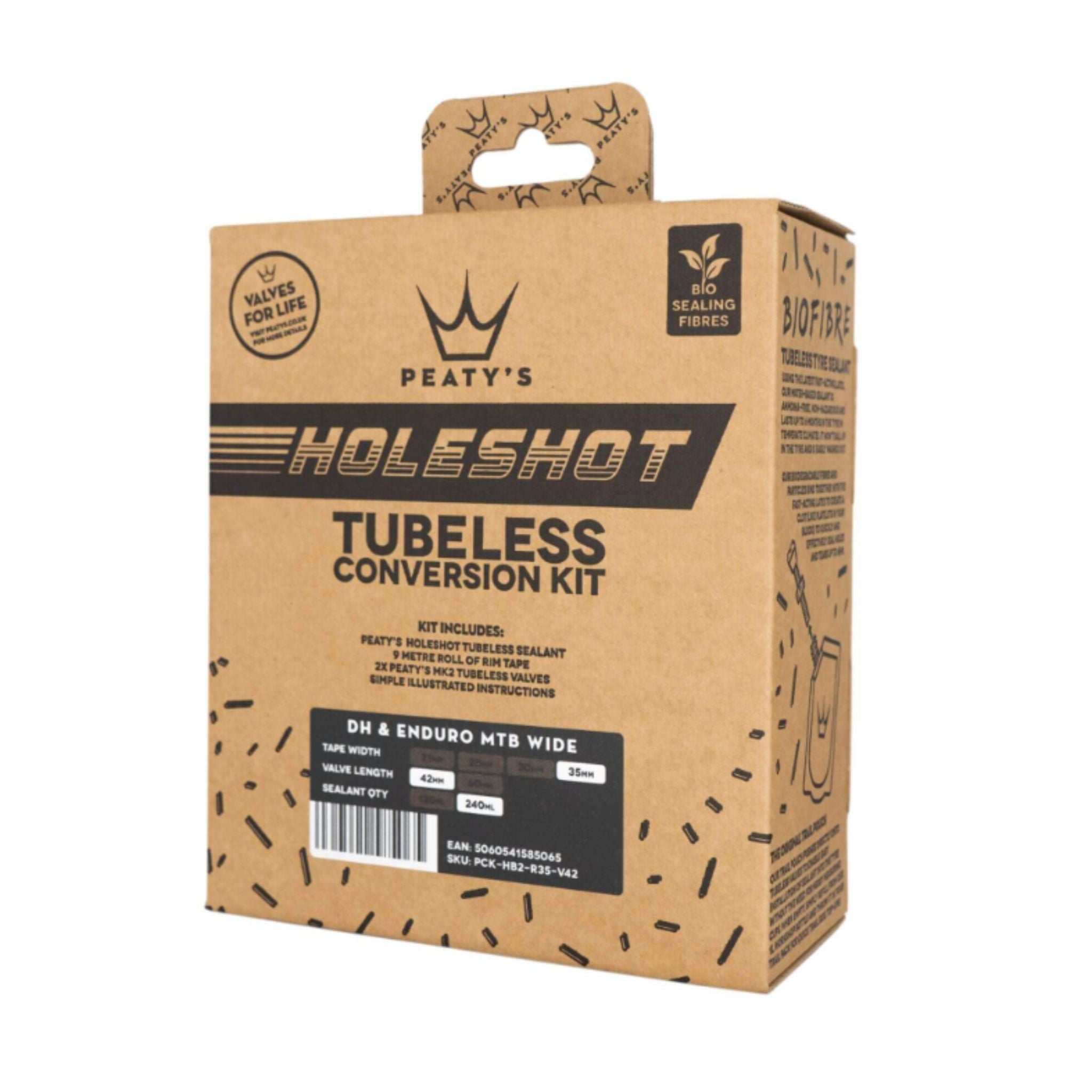 Peaty's Holeshot Tubeless Conversion Kit 35mm - Enduro/DH (Wide)