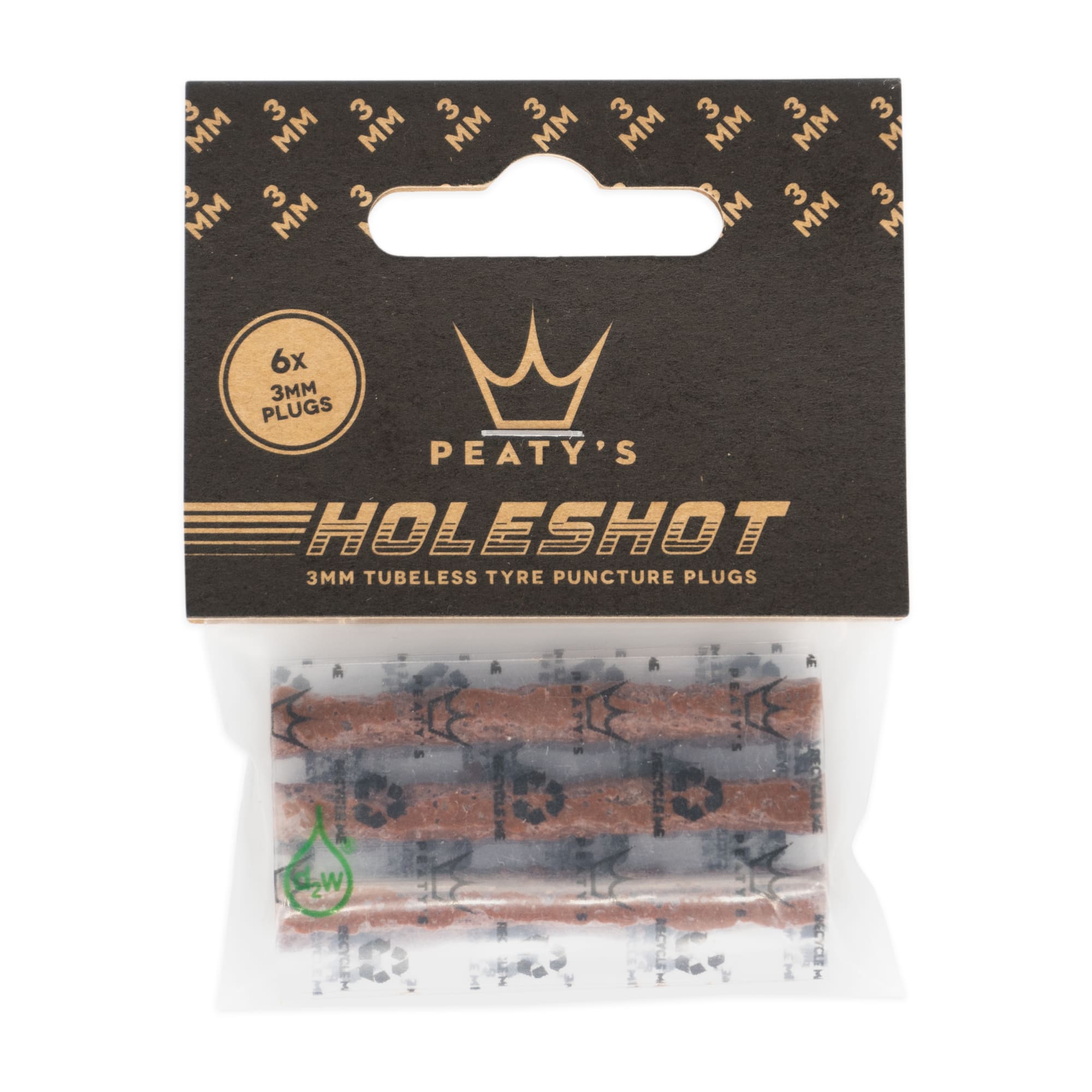 Peaty's Holeshot Tubeless Puncture Plugger Refill Pack 6x 3mm