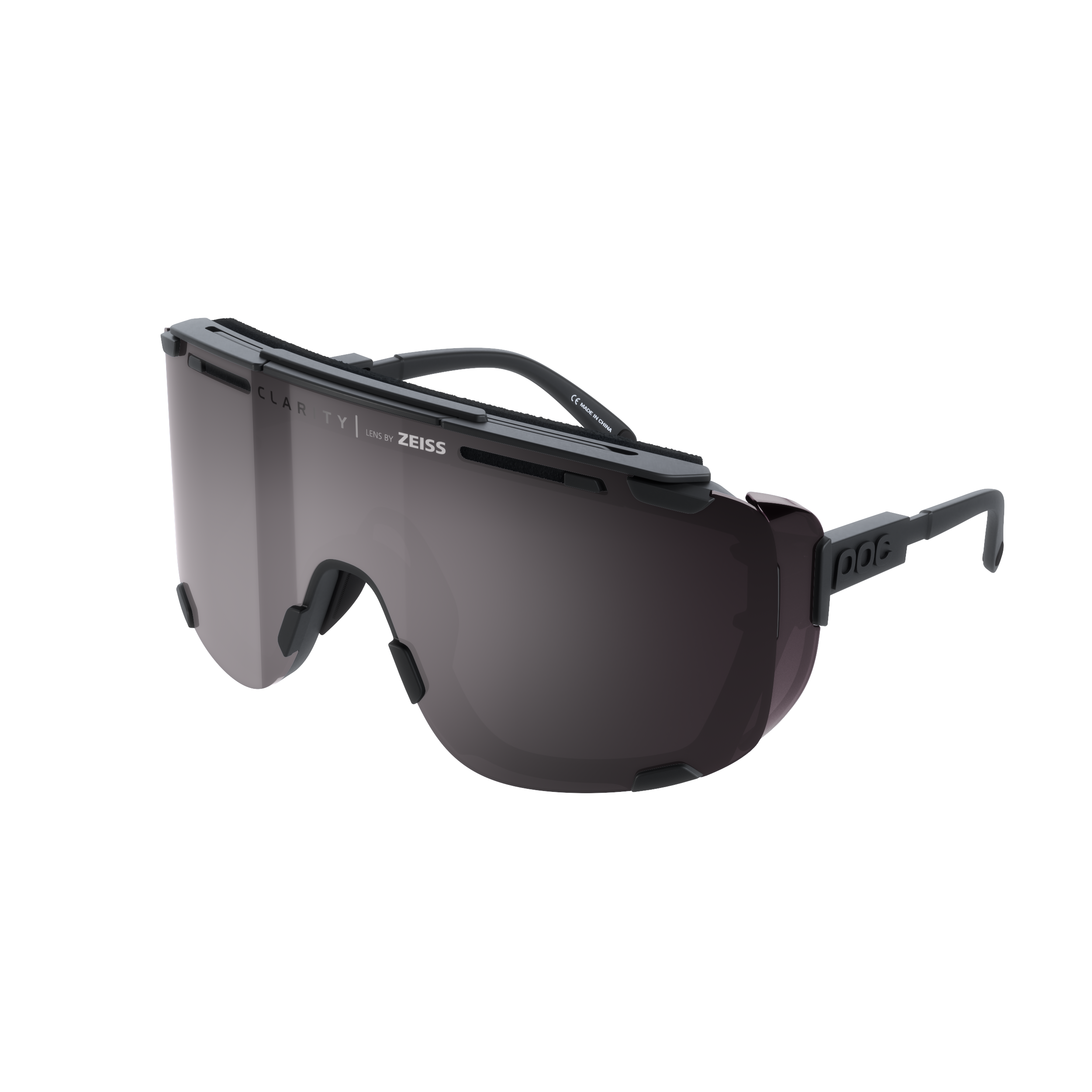 POC Devour Glacial Glasses Uranium Black / Clarity Universal/Sunny Grey