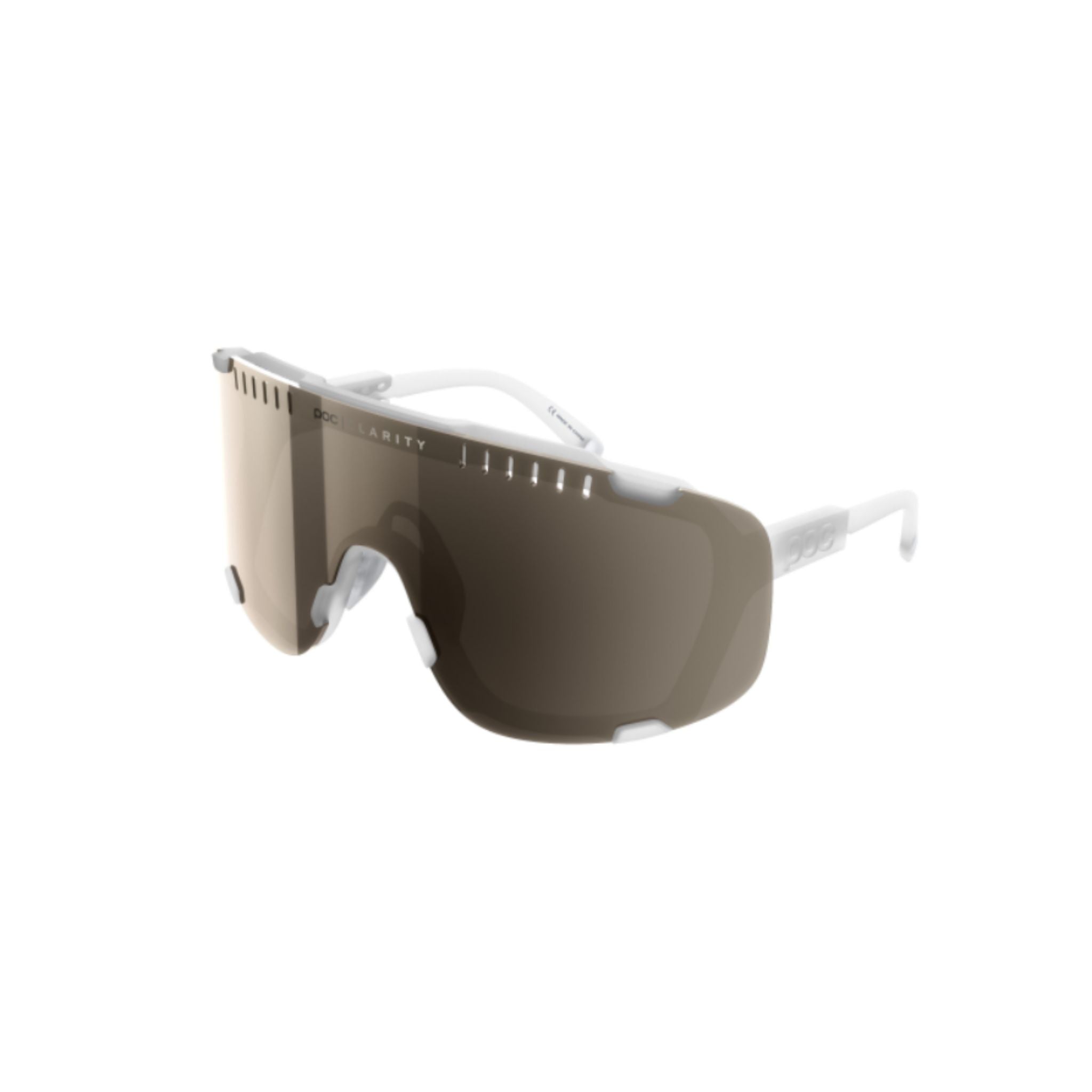 POC Devour Sunglasses Transparant Crystal / Brown/Silver Mirror