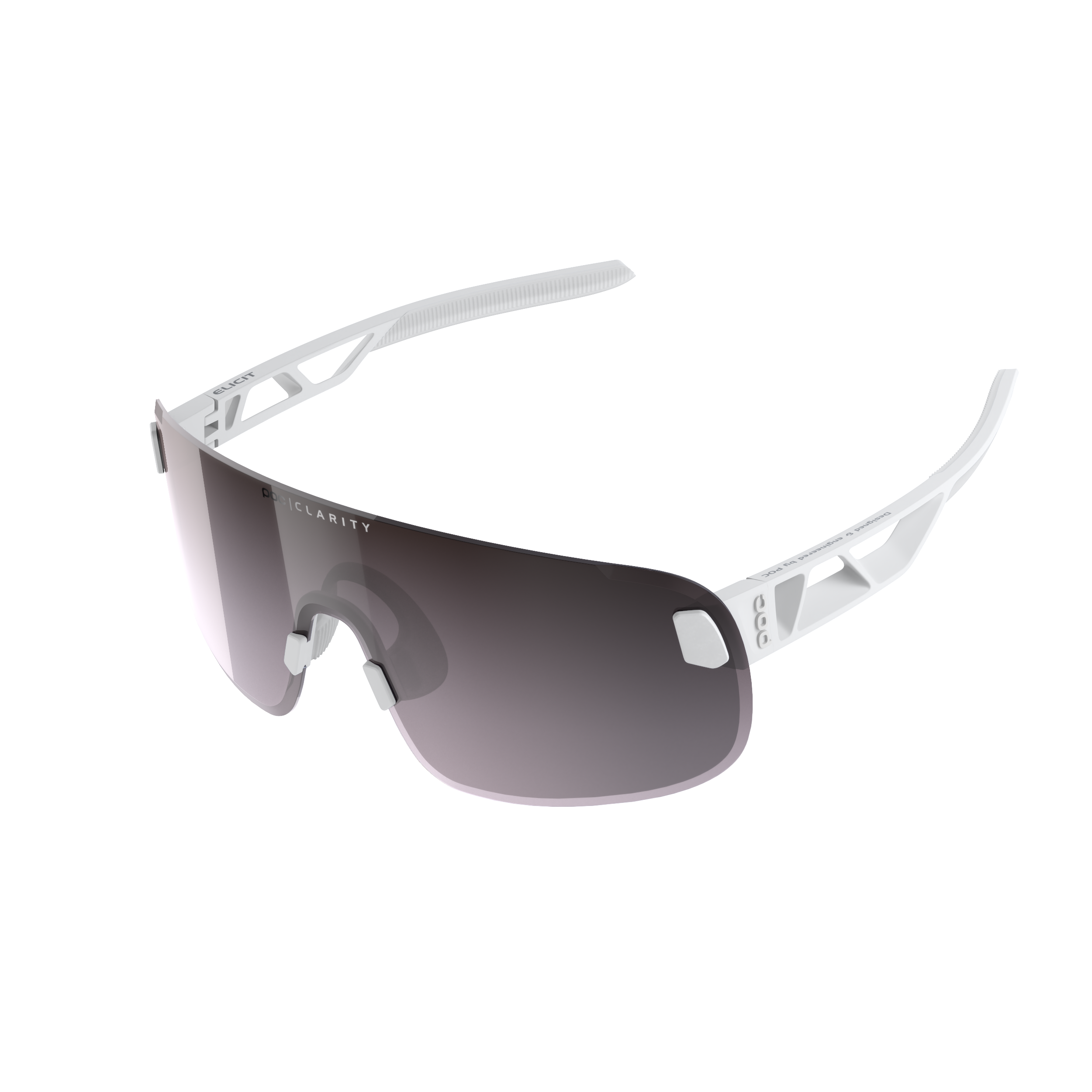 POC Elicit Glasses Hydrogen White / Clarity Road/Sunny Silver