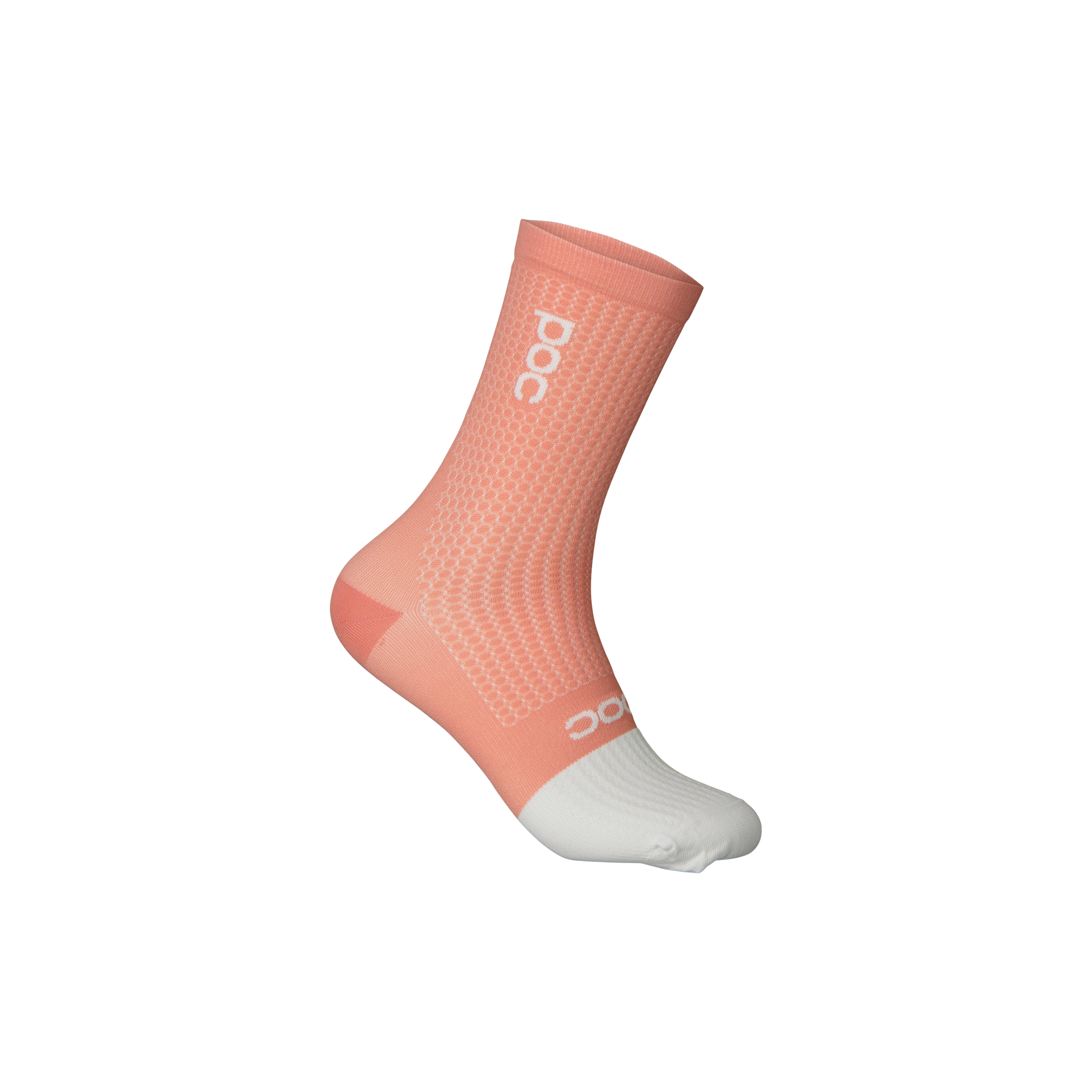 POC Flair Sock Mid Rock Salt/Hydrogen White / Small/37-39