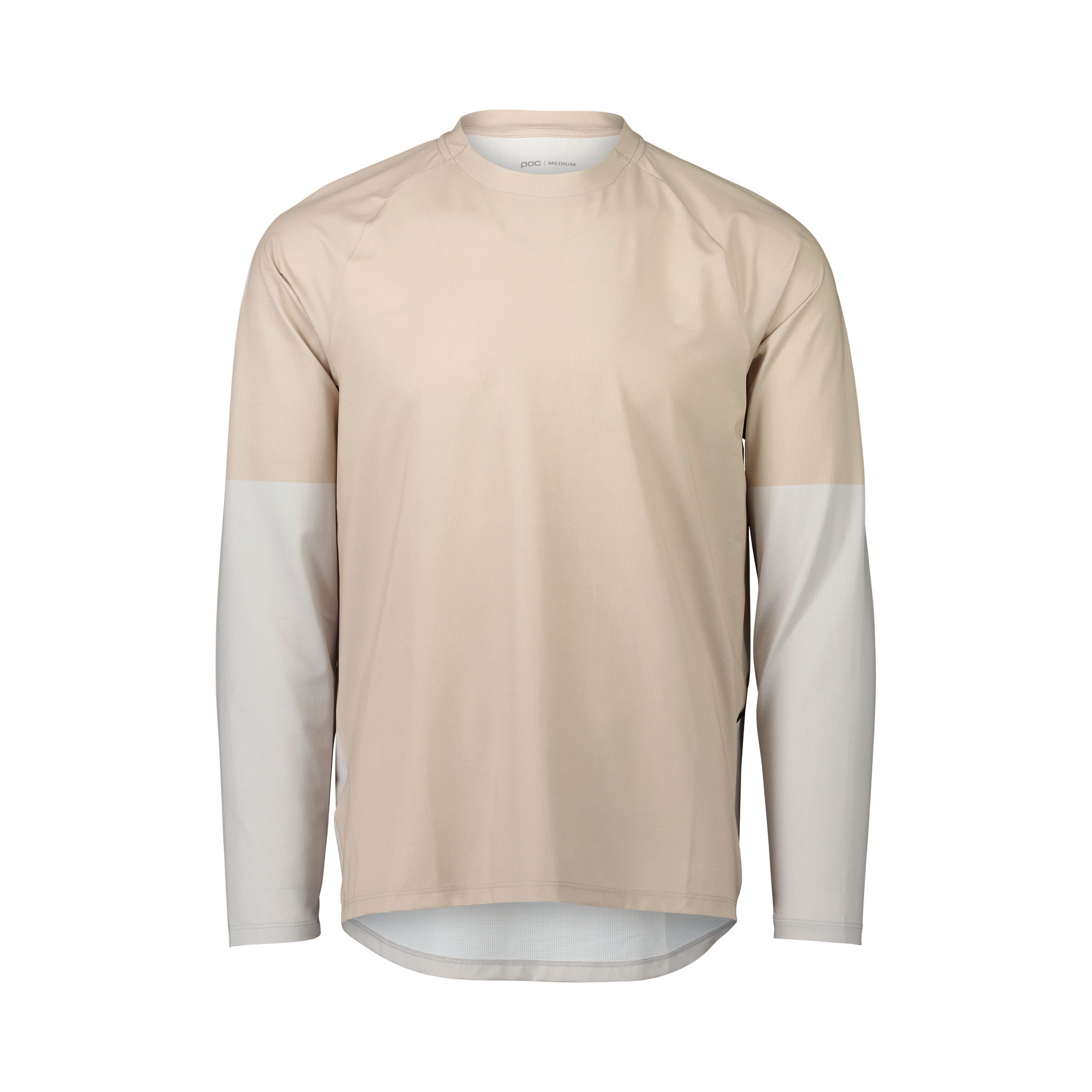 POC Men's Essential MTB LS Jersey Light Sandstone Beige / S
