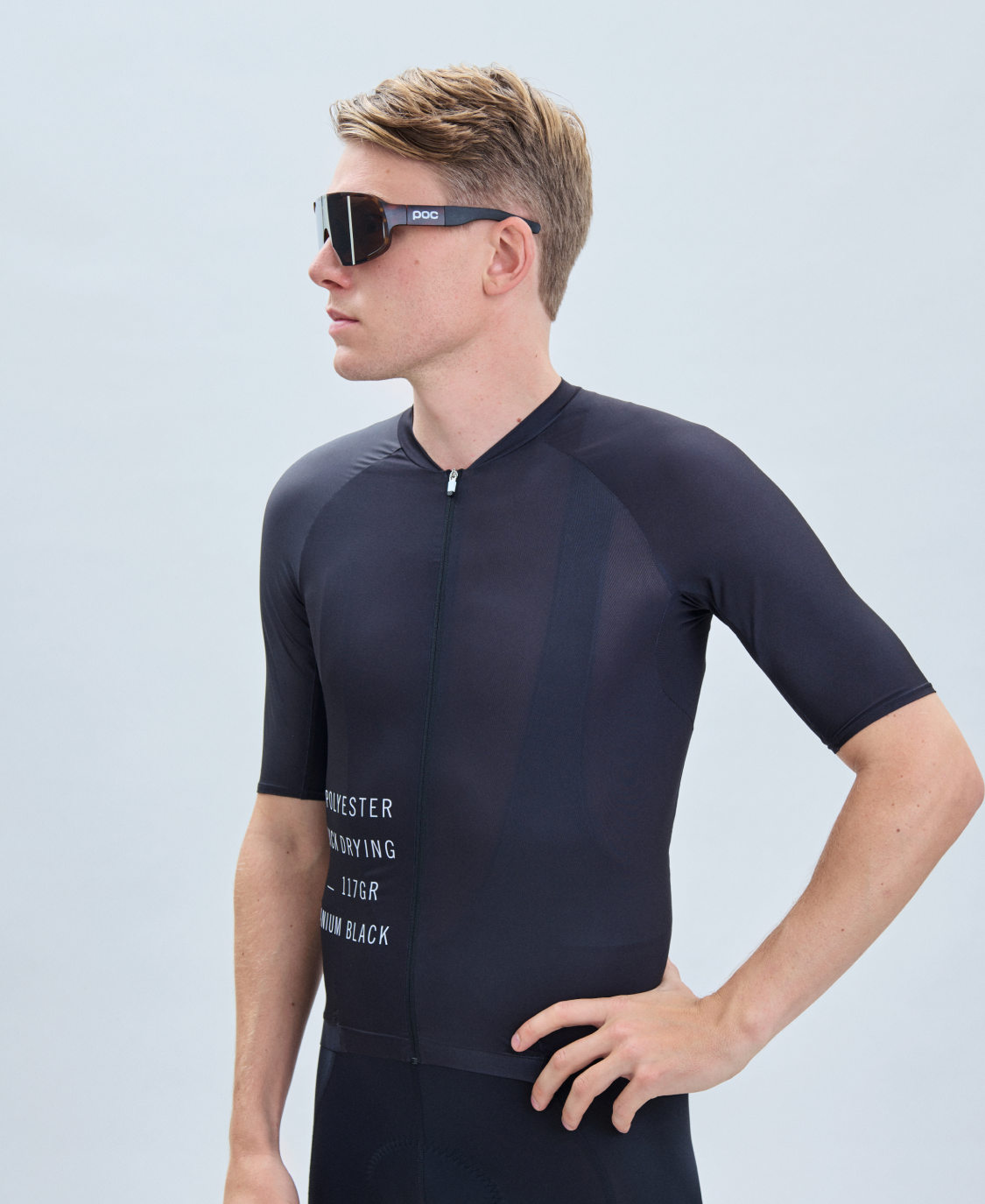 POC Men's Pristine Print Jersey Uranium Black / XS