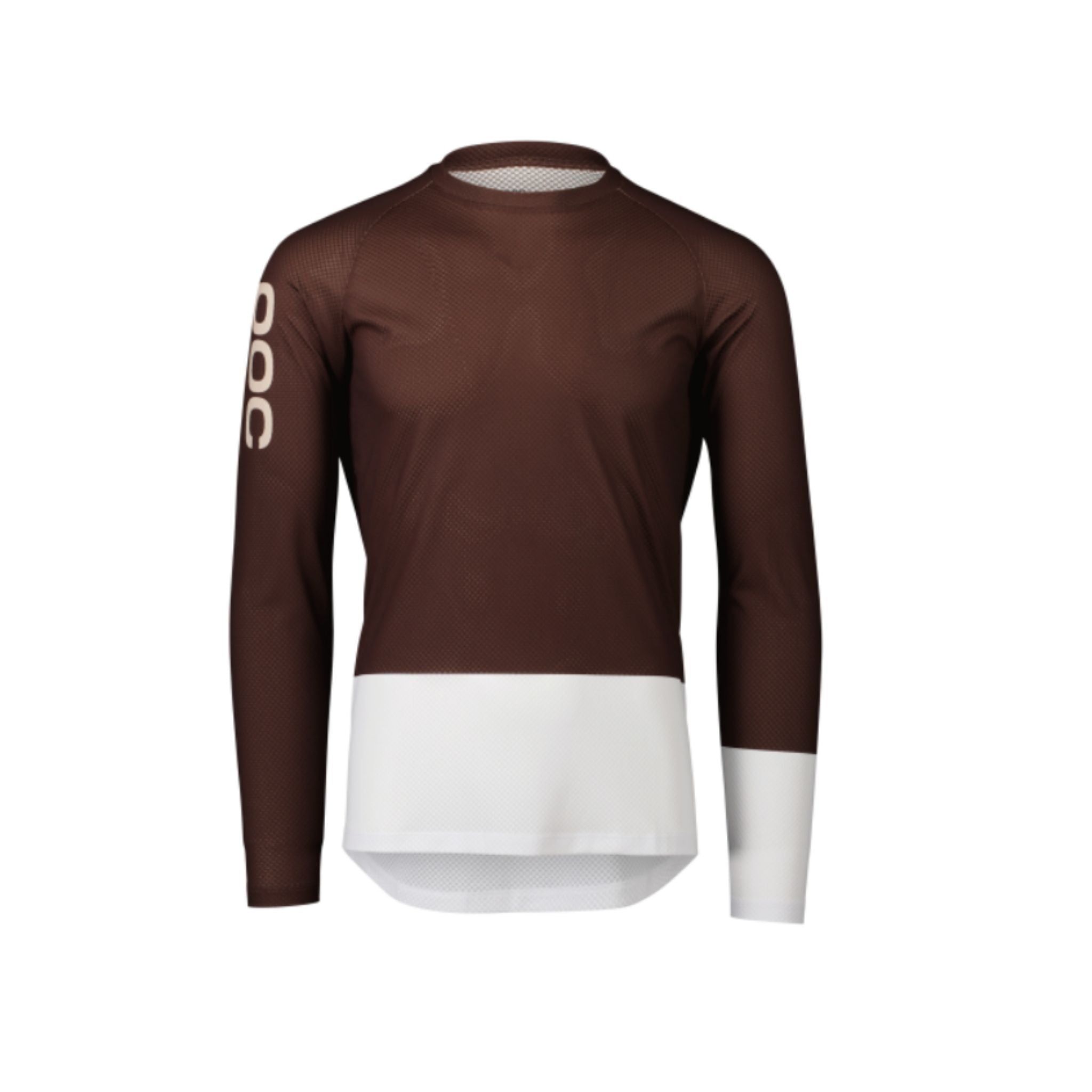 POC MTB Pure LS Jersey Aragonite Brown/Hydrogen White / M