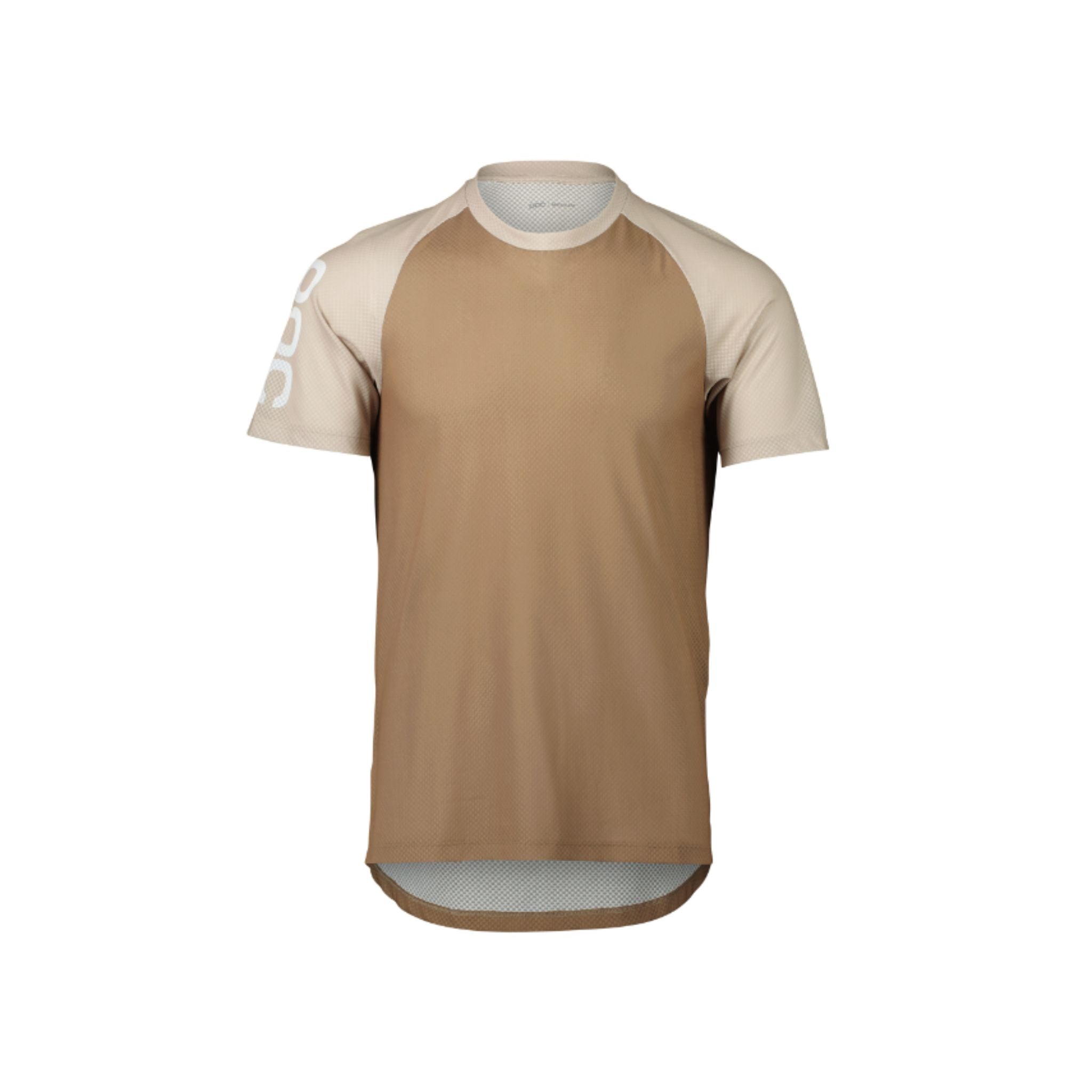 POC MTB Pure Tee Jasper Brown/Lt Sandstone Beige / XS