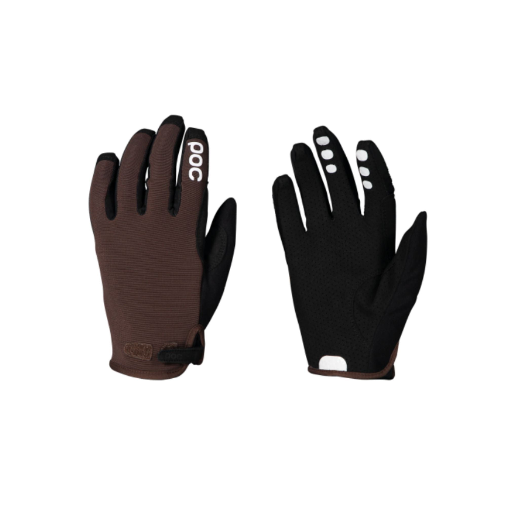 POC Resistance Enduro Adjustable MTB Gloves Axinite Brown / XS