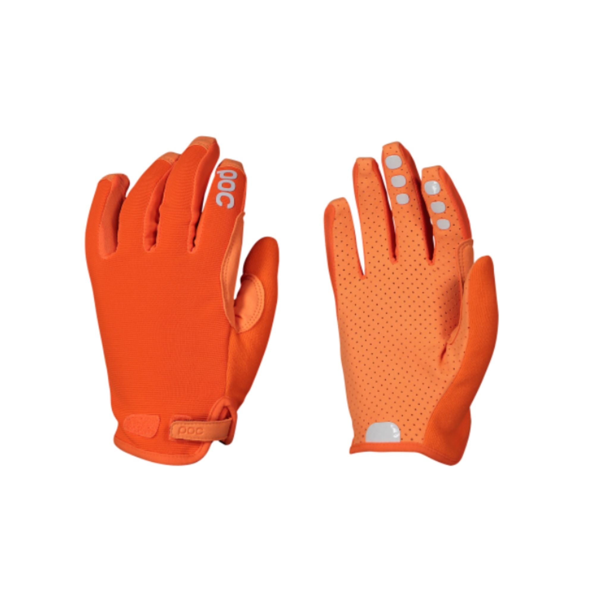 POC Resistance Enduro Adjustable MTB Gloves Zink Orange / XS